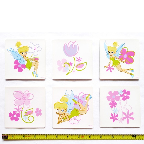 NEW 42 piece DISNEY EEYORE & TINKERBELL TILE DECAL/Stickers - Picture 2 of 3